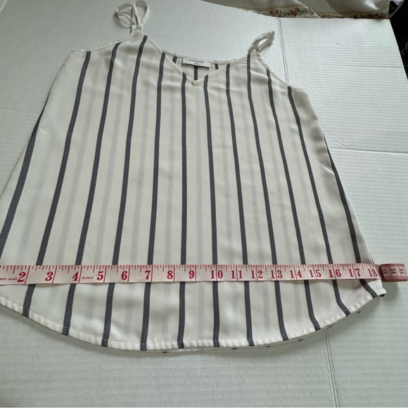 Babaton sleeveless top with adjustable stripes. EUC - Picture 7 of 11